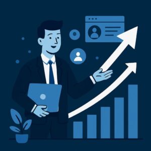 Sustainable business growth and ROI scaling through digital strategy.