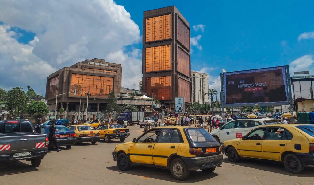 image showing the local cameroon streets